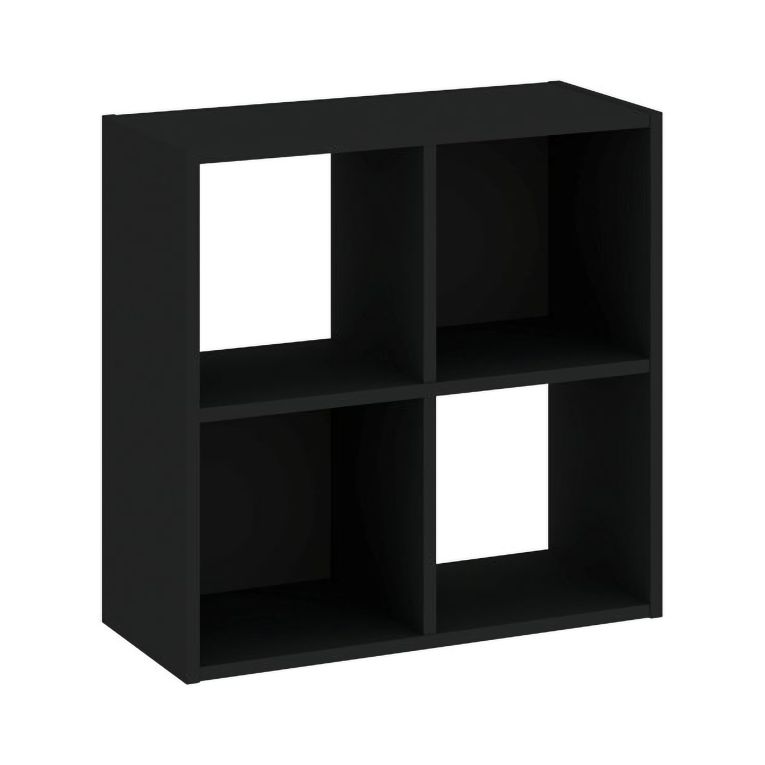 Libreria Beige 2 Ripiani Installazione a Terra 61x30x61h cm, Struttura Verticale - Liha
