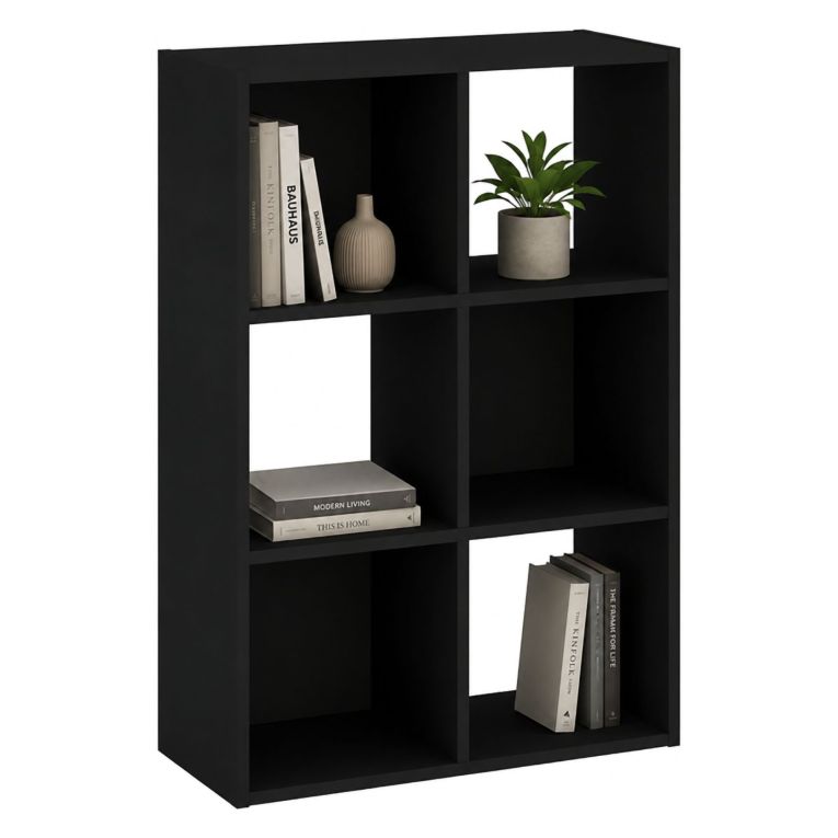 Libreria Beige 4 Ripiani Installazione a Terra 61x30x91h cm, Struttura Verticale - Lifasa