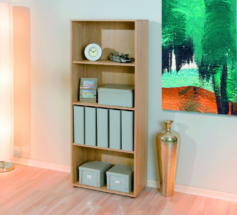 Libreria Beige 60x30x145h cm, - Jovencan