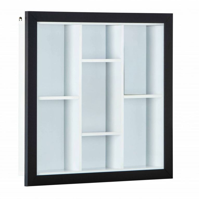 Libreria Bianco 4 Ripiani Struttura Verticale 67x67x14h cm, - Tripi