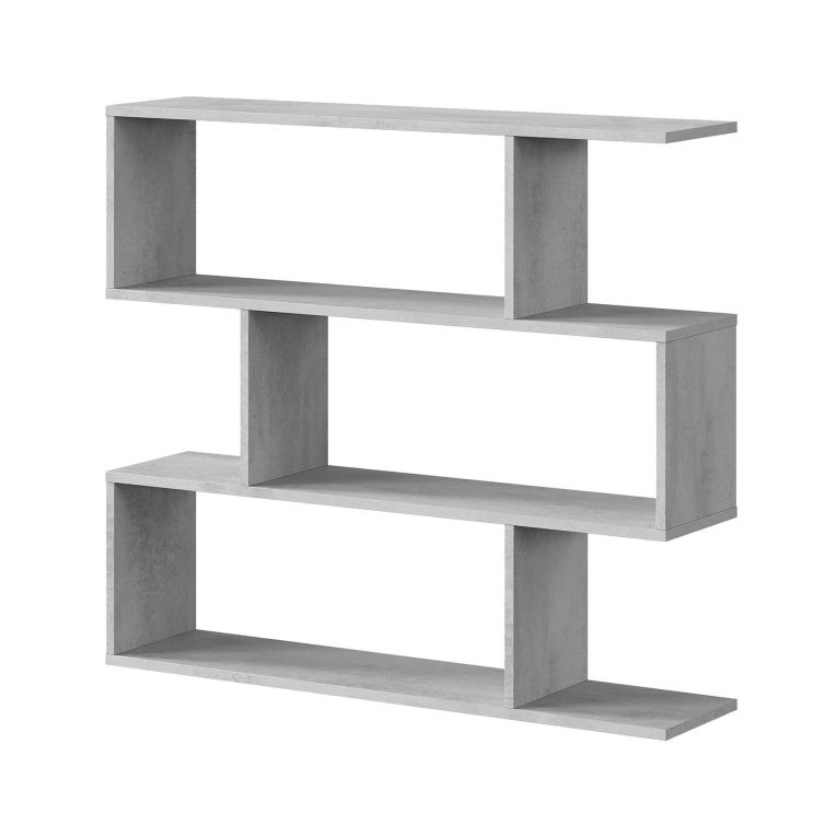 Libreria bifacciale cemento 110x97h cm - Amerigo