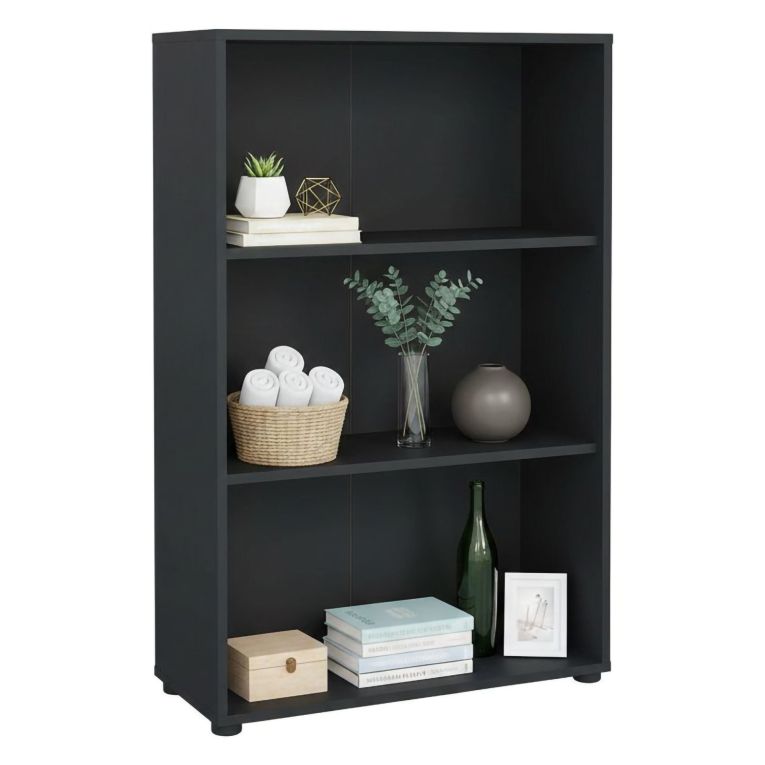 Libreria chic grigia 79x123h cm - Sparto
