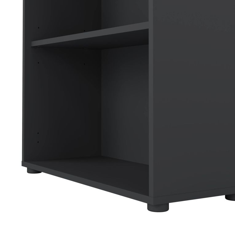Libreria chic grigia 79x123h cm - Sparto