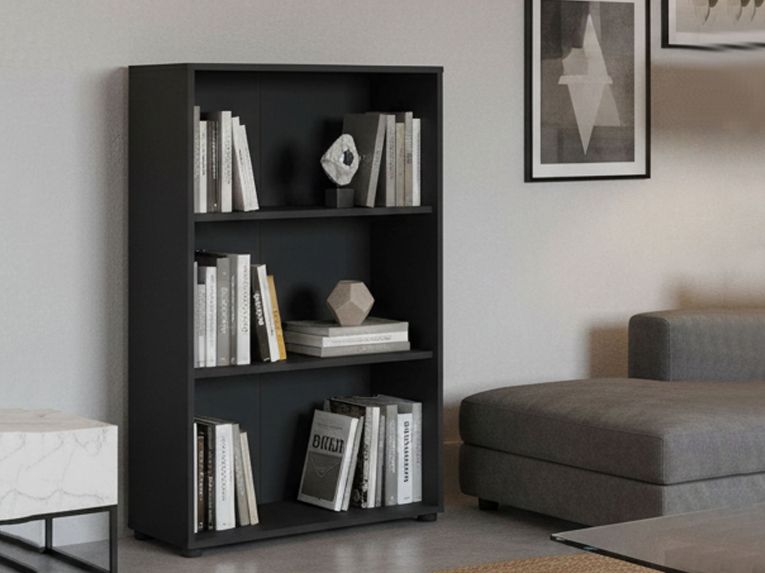 Libreria chic grigia 79x123h cm - Sparto
