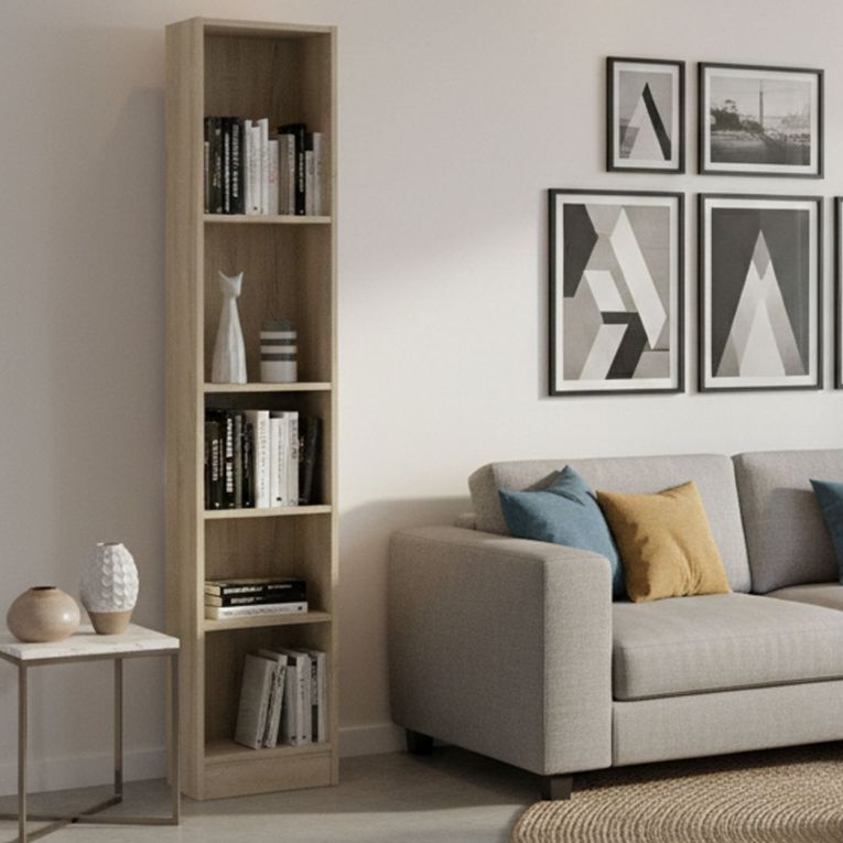 Libreria colonna quercia 40x203h cm - Albregio