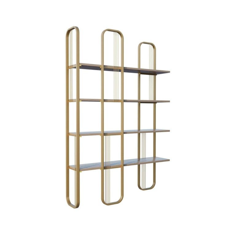 Libreria design oro 125x180h cm - Angylla