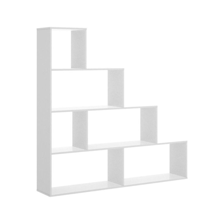 Libreria divisoria bianca lucida 145x145h cm - Apofi