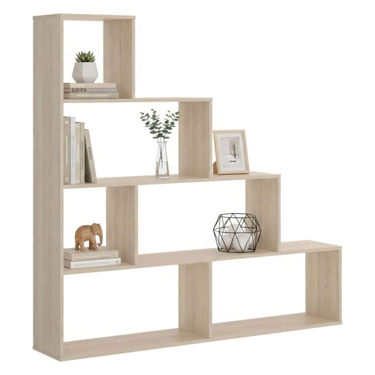 Libreria divisoria rovere 145x145h cm - Apofi