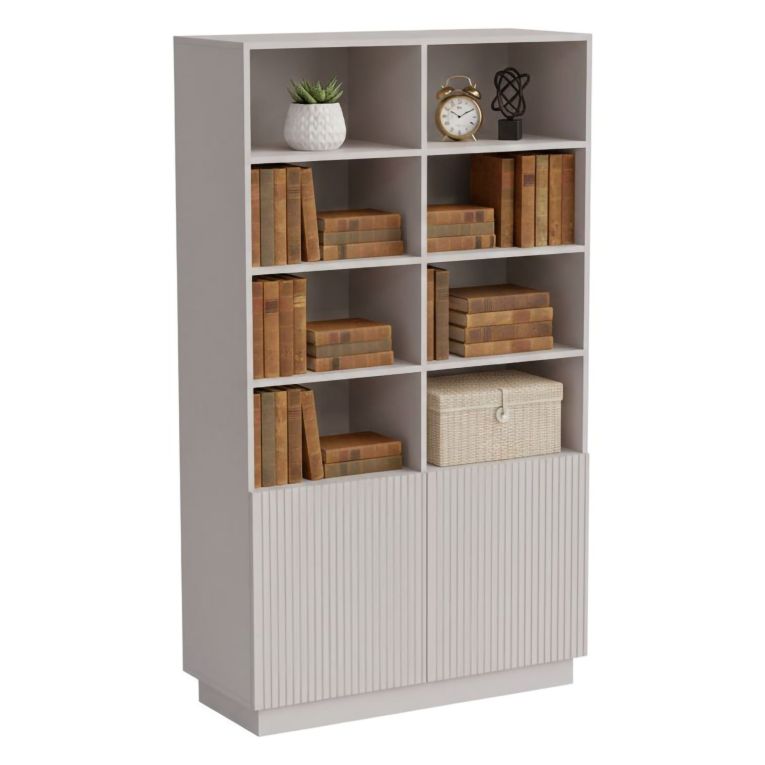 Libreria elegante beige 172x100h cm - Miniato