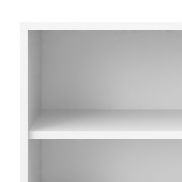 Libreria elegante bianca 89x113h cm - Aziza