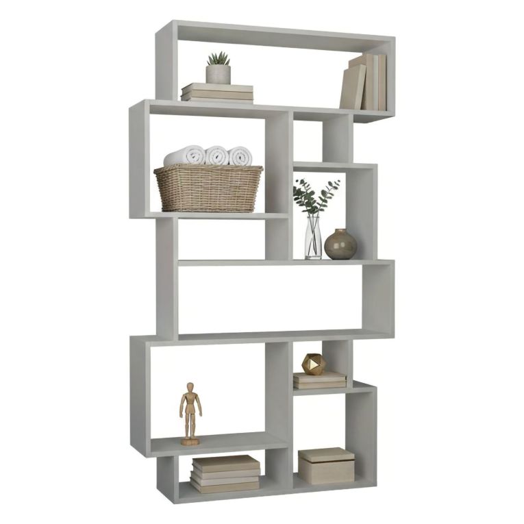 Libreria elegante bianca 96x169h cm - Dominique