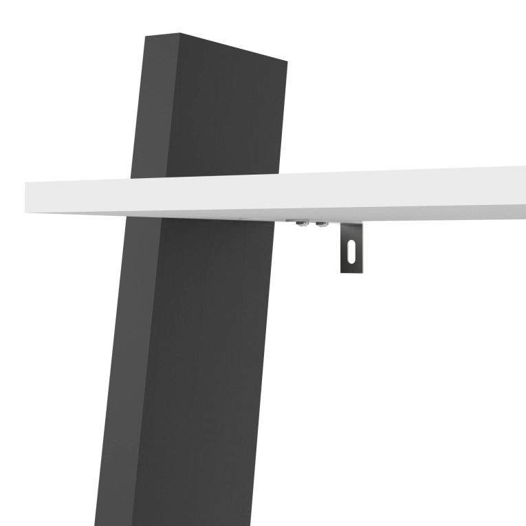 Libreria elegante bianca e nera 55x180h cm - Acascia