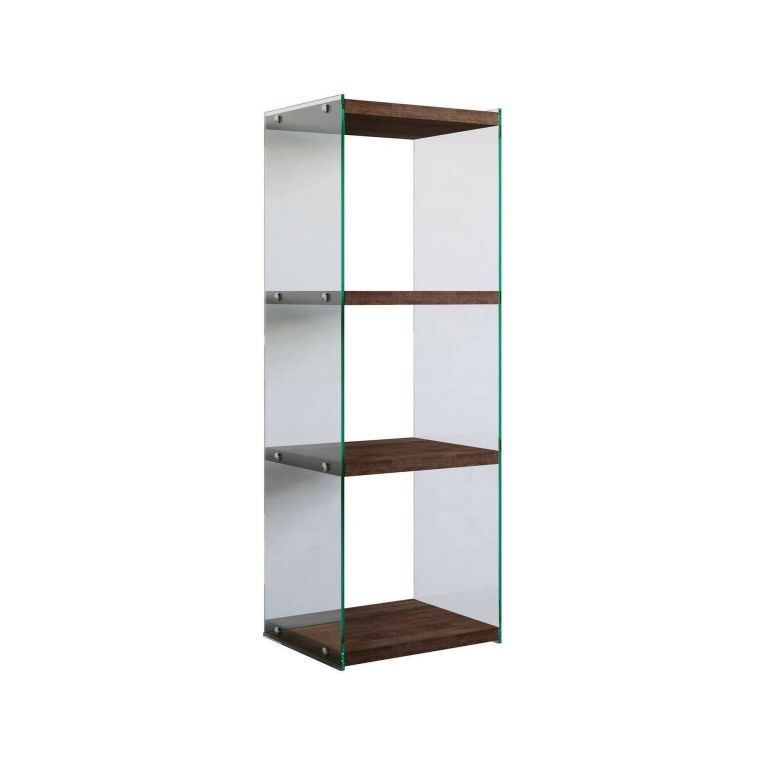 Libreria elegante noce 40x120h cm - Zenobie