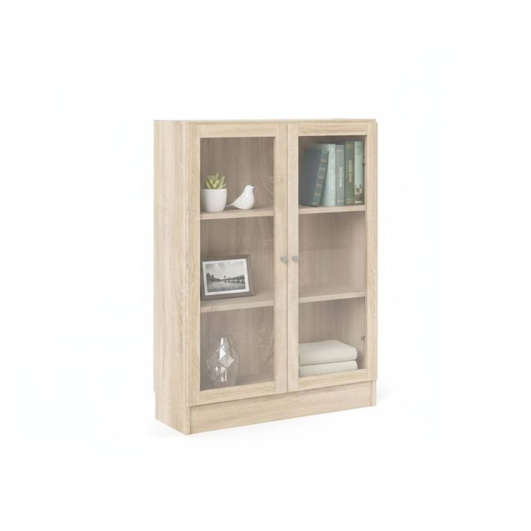 Libreria elegante quercia 79x107h cm - Amphan