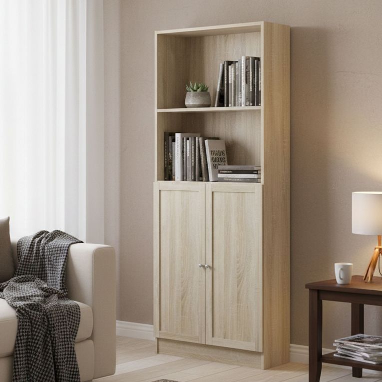 Libreria elegante quercia 79x203h cm - Michel