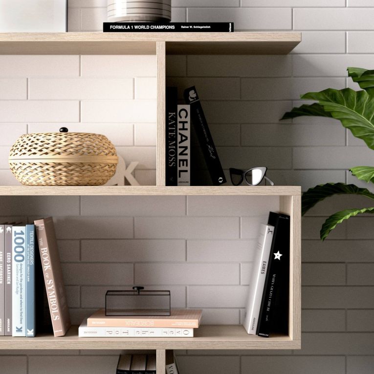 Libreria elegante rovere 110x96h cm - Acsidol