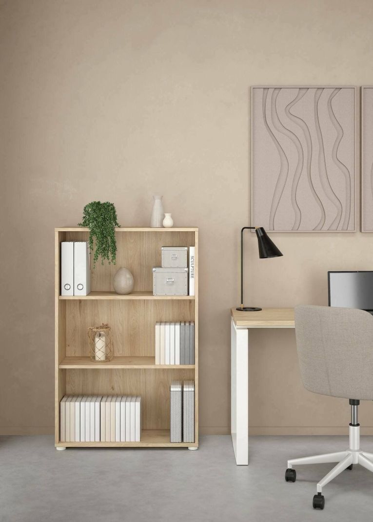 Libreria elegante rovere 79x123h cm - Sparto