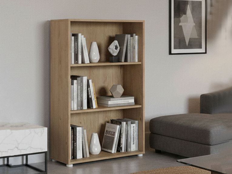 Libreria elegante rovere 79x123h cm - Sparto