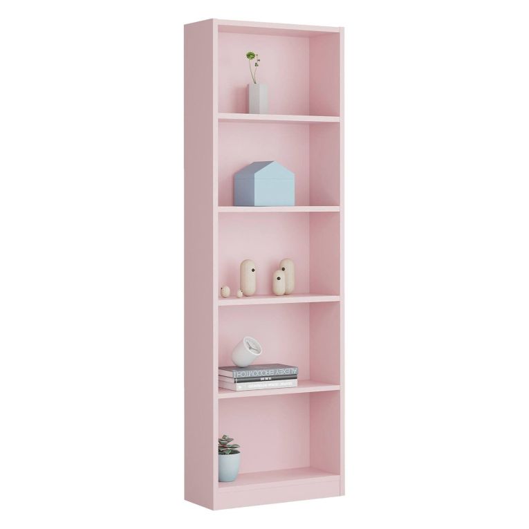Libreria fissa rosa 52x180h cm - Artico