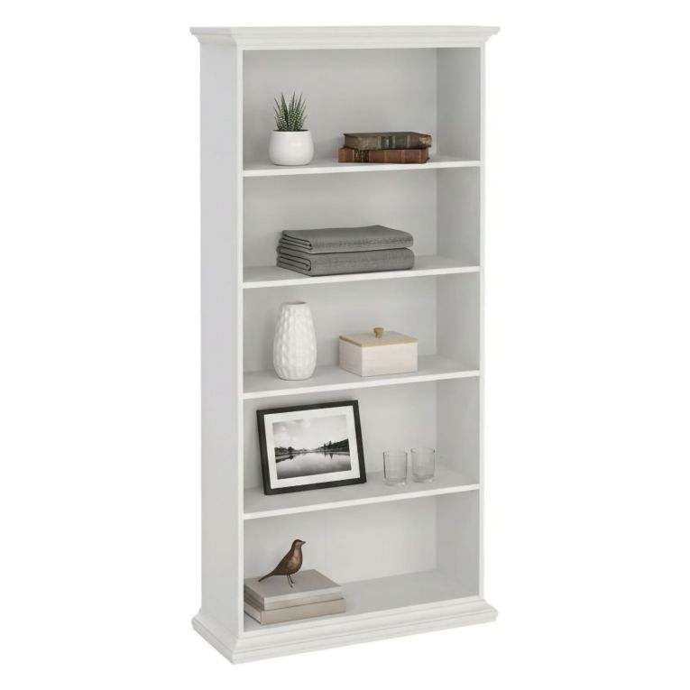 Libreria grande bianca 96x200h cm - Aragon