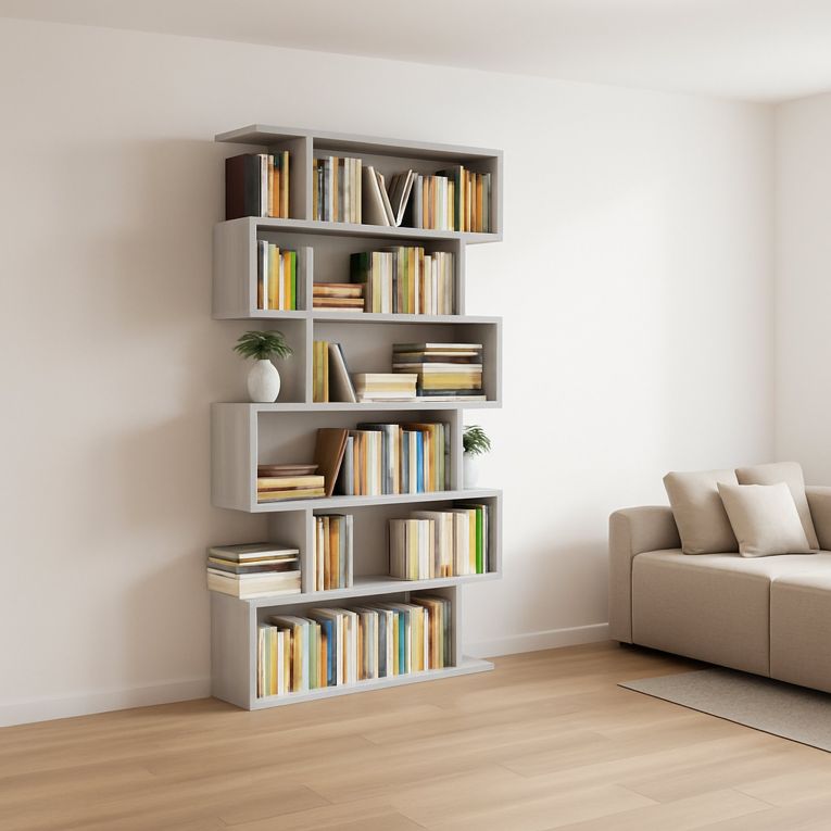 Libreria in legno cemento 80x192h cm - Ataman