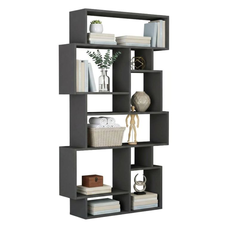 Libreria moderna antracite 96x168h cm - Casimira