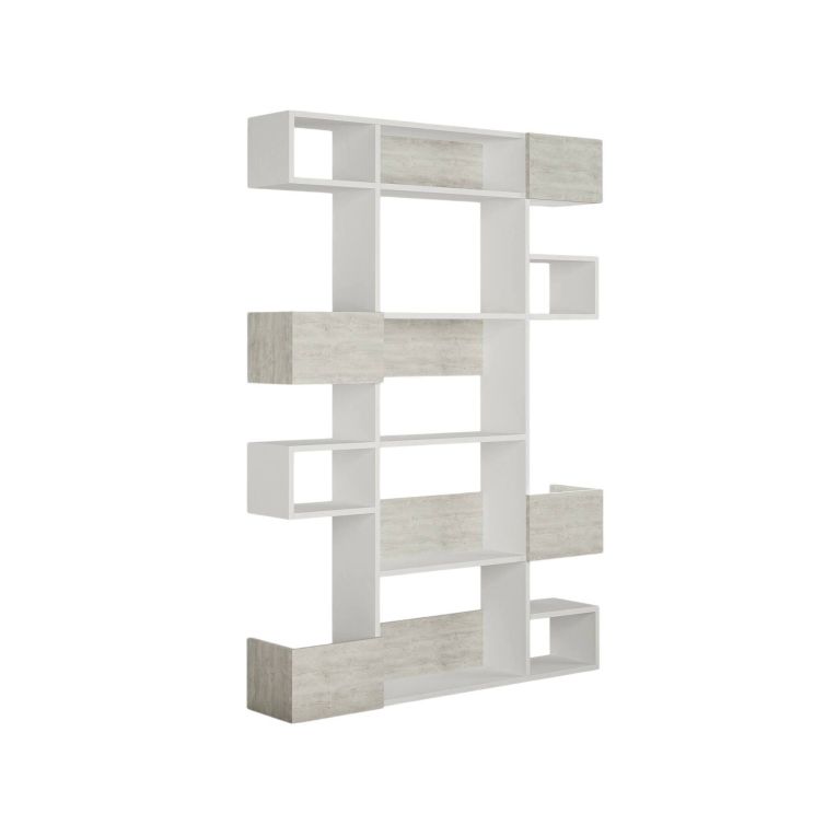 Libreria moderna bianca 120x171h cm - Sally