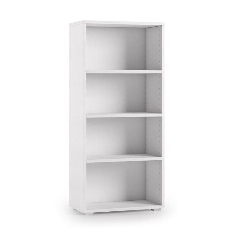 Libreria moderna bianca 60x130h cm - Aky