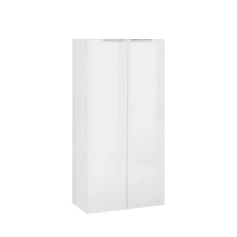 Libreria moderna bianca 70x140h cm - Donatella