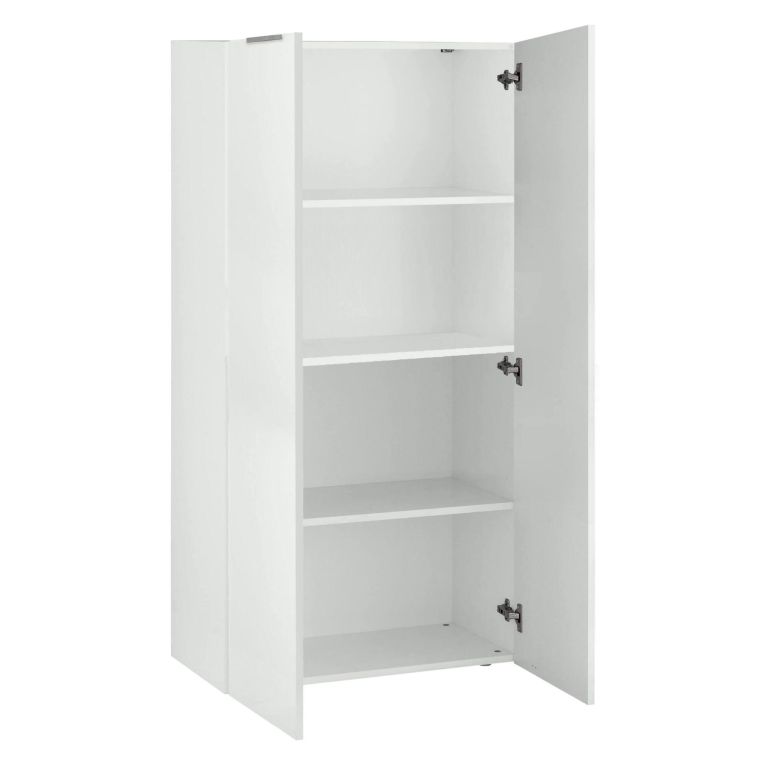 Libreria moderna bianca 70x140h cm - Donatella