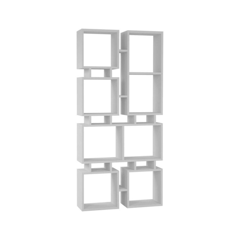 Libreria moderna bianca 79x166h cm - Erin