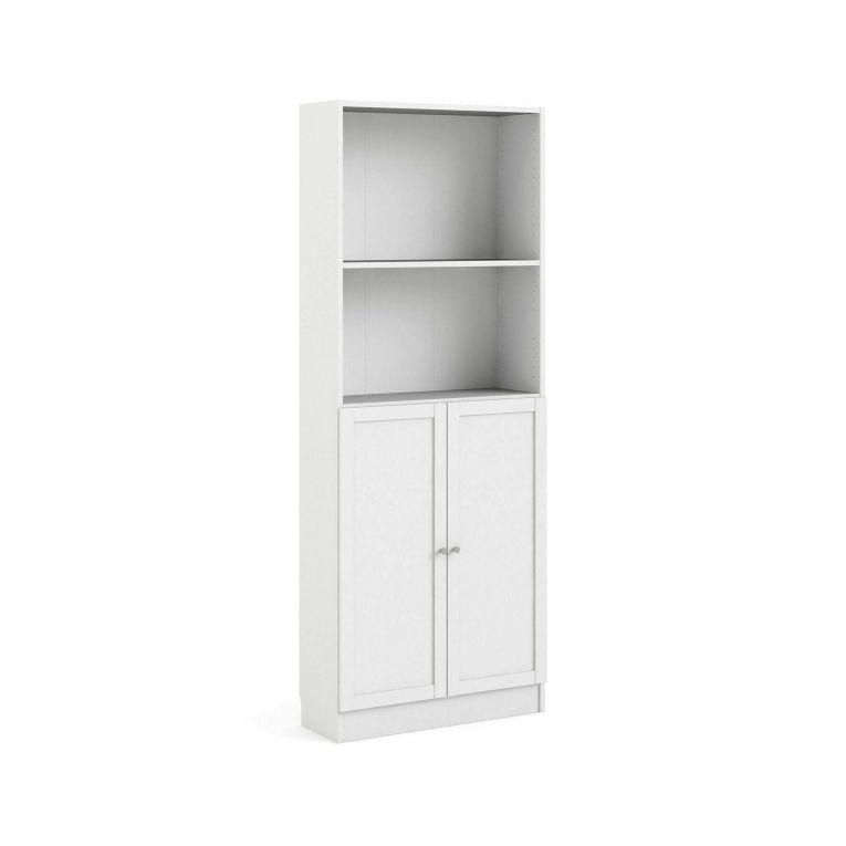 Libreria moderna bianca 79x203h cm - Michel