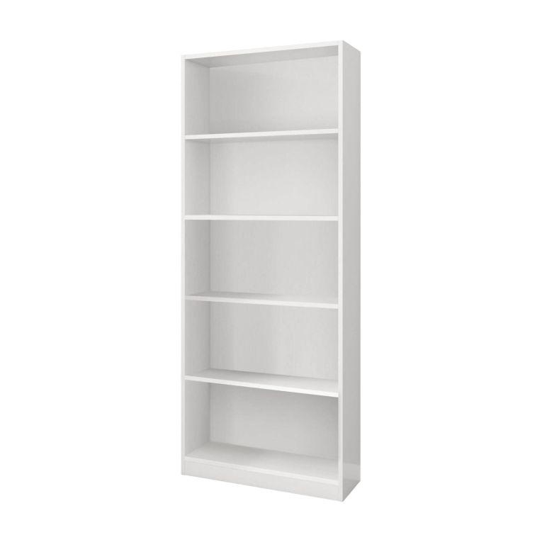Libreria moderna bianca 80x201h cm - Abla