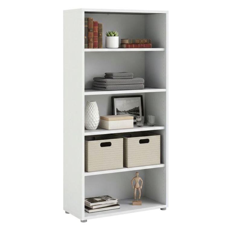 Libreria moderna bianca 89x186h cm - Apice