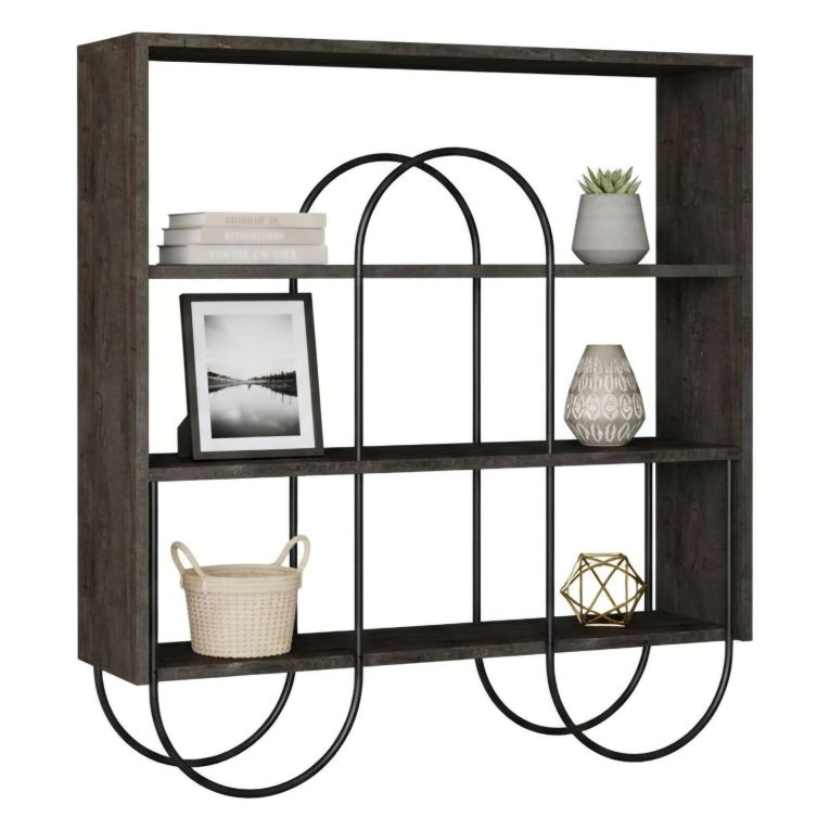Libreria moderna marrone 96x99h cm - Otis