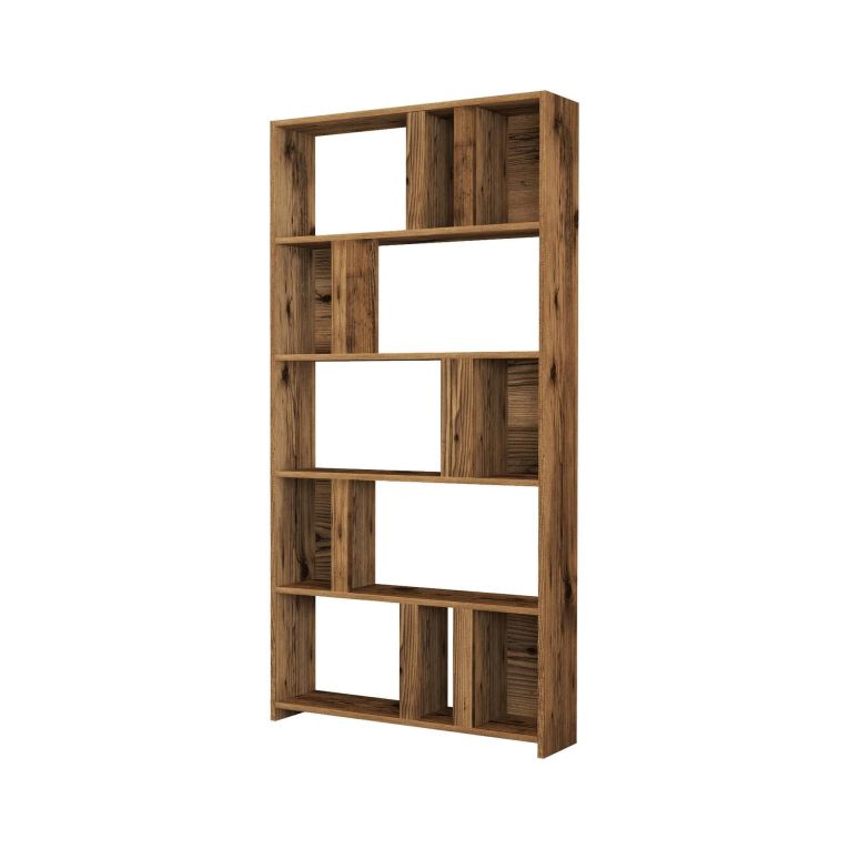 Libreria moderna noce 90x180h cm - Karl