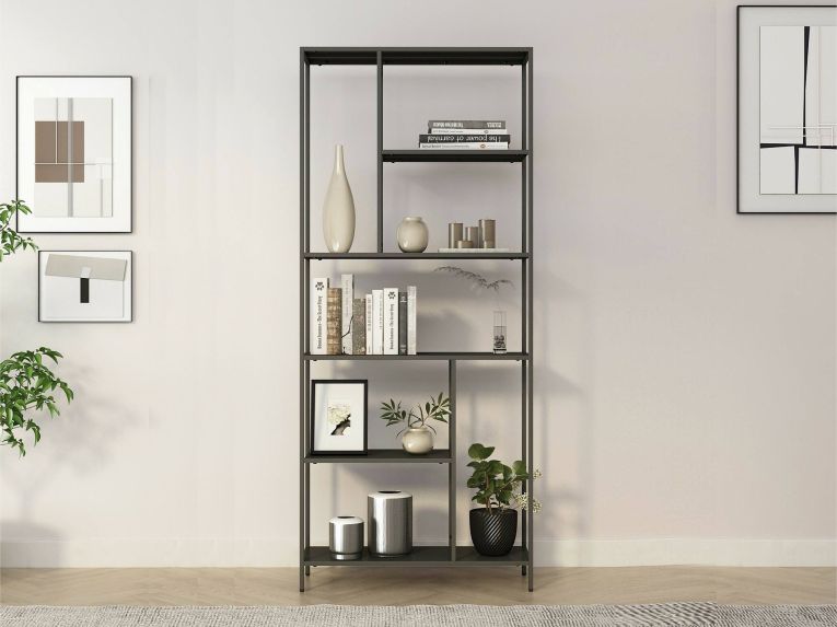 Libreria rialzata da terra ardesia 80x188h cm - Cenadi
