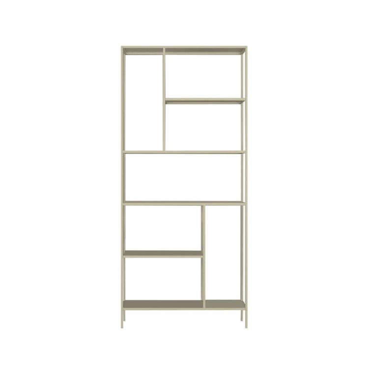 Libreria rialzata da terra panna 80x188h cm - Cenadi