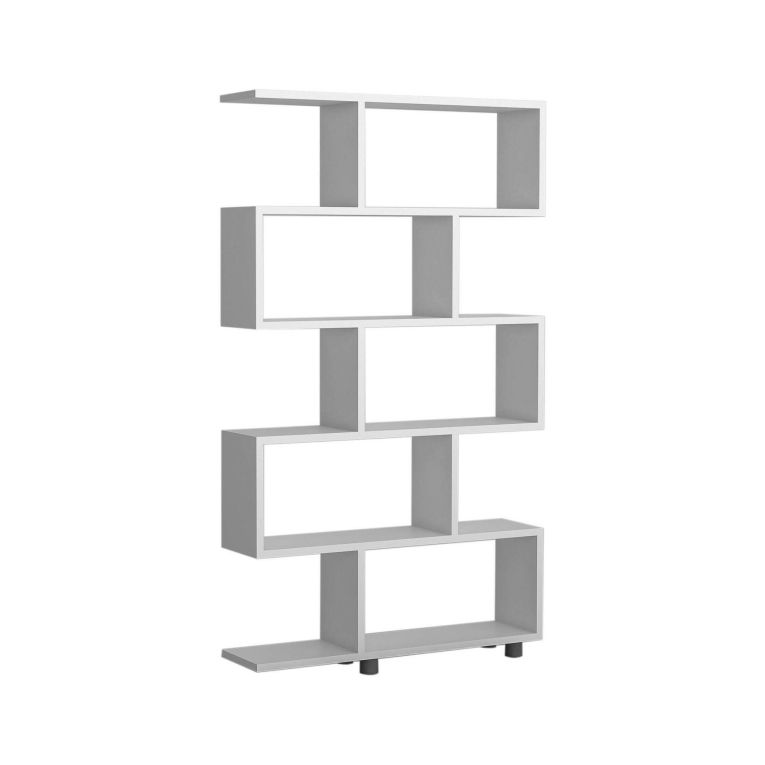 Libreria salvaspazio bianca 90x156h cm - Severa