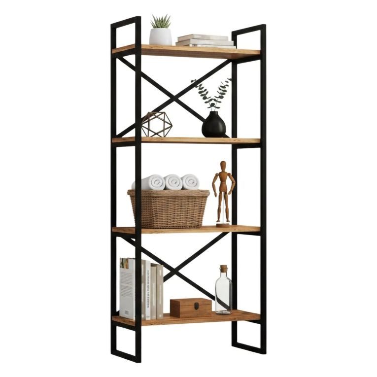 Libreria salvaspazio quercia 58x138h cm - Allium