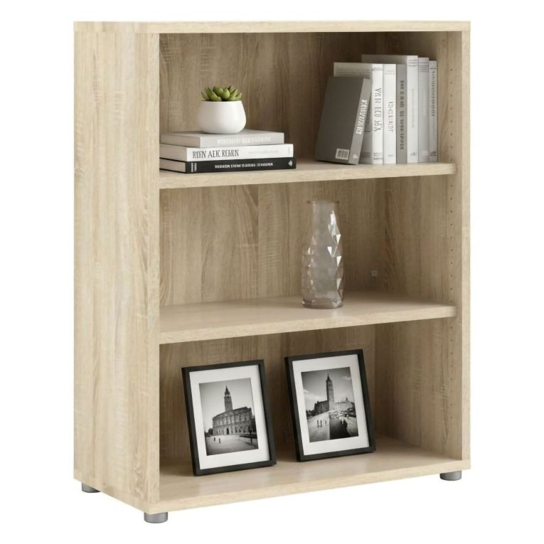 Libreria salvaspazio quercia 89x113h cm - Aziza