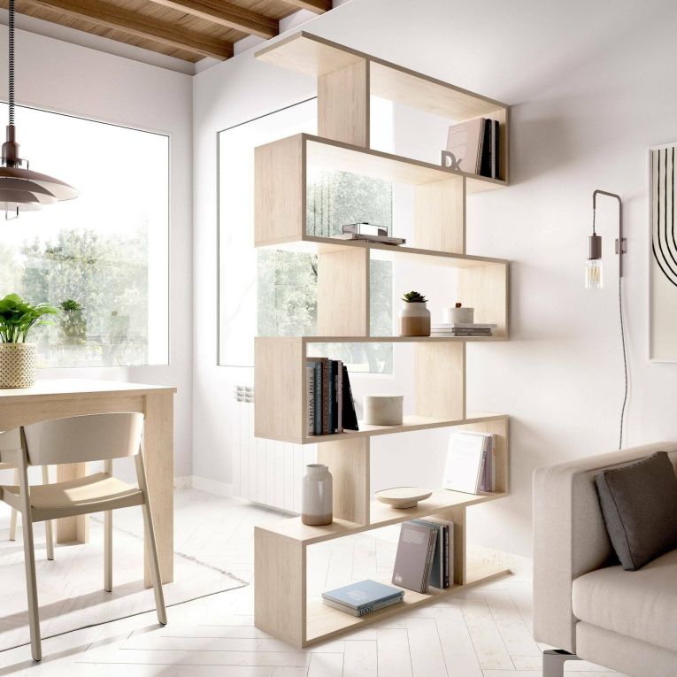 Libreria salvaspazio rovere 80x190h cm - As