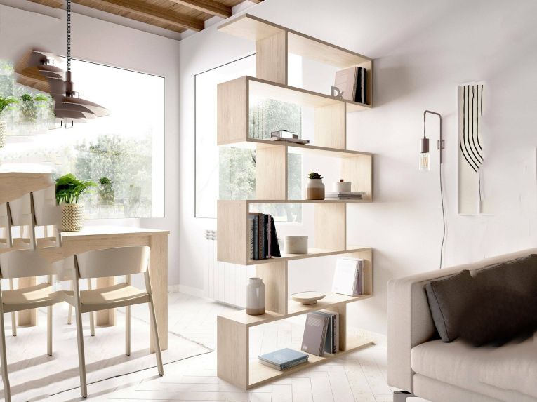 Libreria salvaspazio rovere 80x190h cm - As
