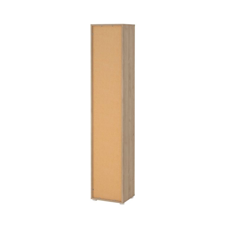 Libreria salvaspazio rovere e bianca 40x204h cm - Erevan
