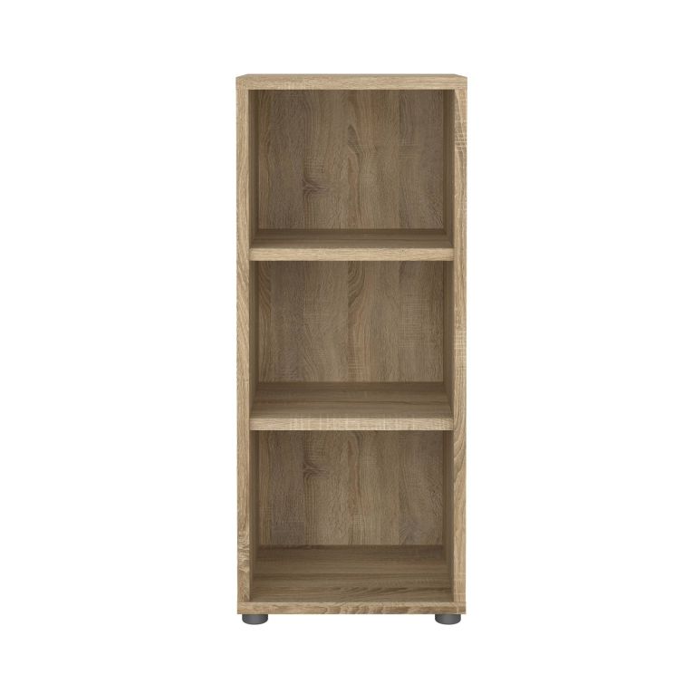 Libreria Theophane, Scaffale da ufficio, Mobile portalibri, Biblioteca, 40x47 h113 cm, Quercia