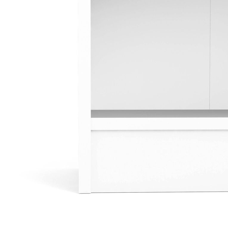 Libreria verticale bianca 79x203h cm - Abelarda
