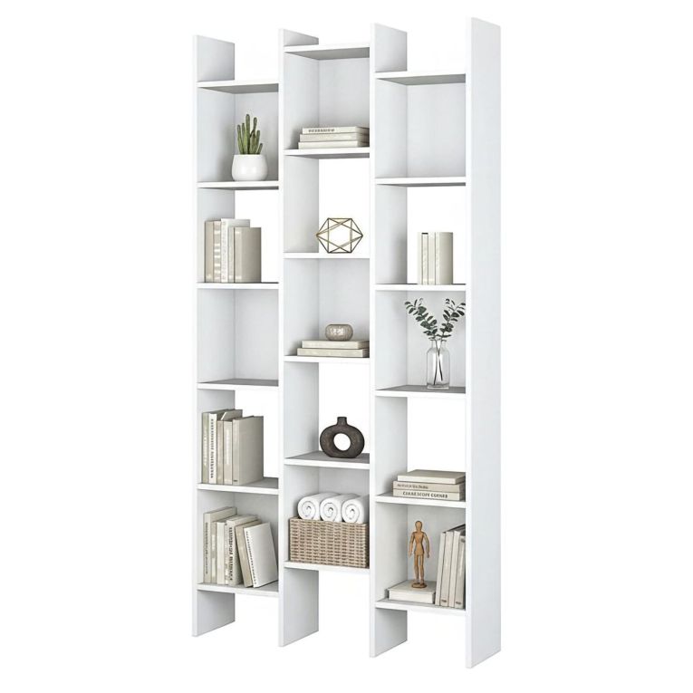 Libreria verticale bianca 96x192h cm - Areca