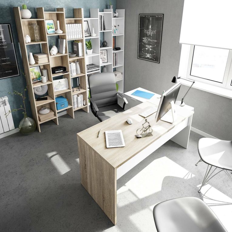 Libreria verticale bianca 96x192h cm - Areca
