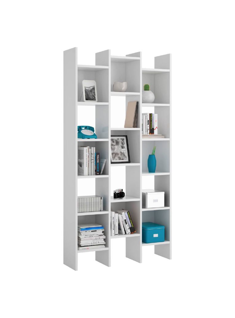 Libreria verticale bianca 96x192h cm - Areca