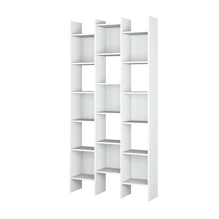 Libreria verticale bianca 96x192h cm - Areca